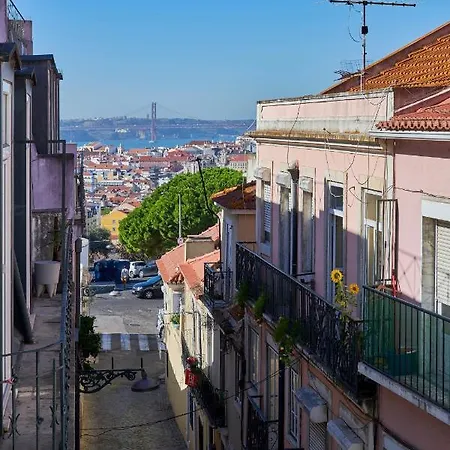 Aesthetic Riverview In Historical Lisboa
